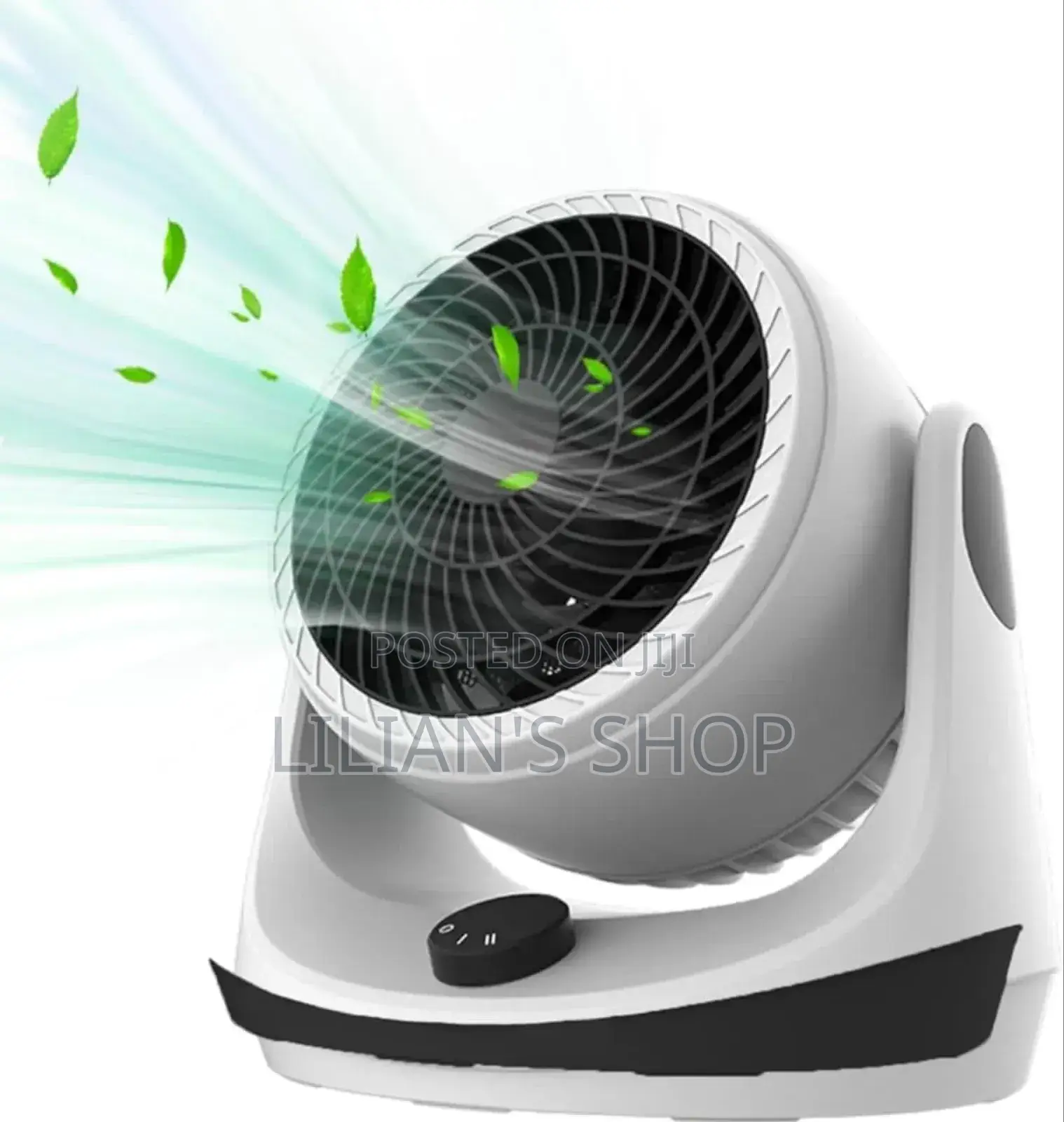 Air Circulation Cooling Fan - White