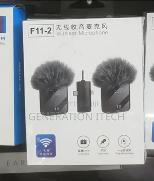 F 11-2 Wireless Collar Microphones - All Phones and Camera