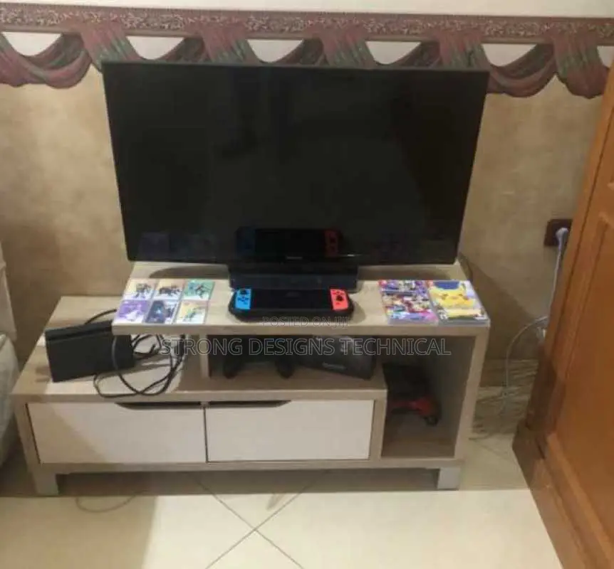 Simple Affordable Tv Stand, Space Saving