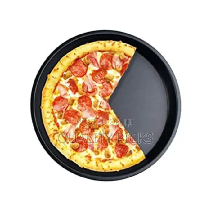 Non-Stick Pizza Steel Baking Round Oven Tray Pan, 30cm