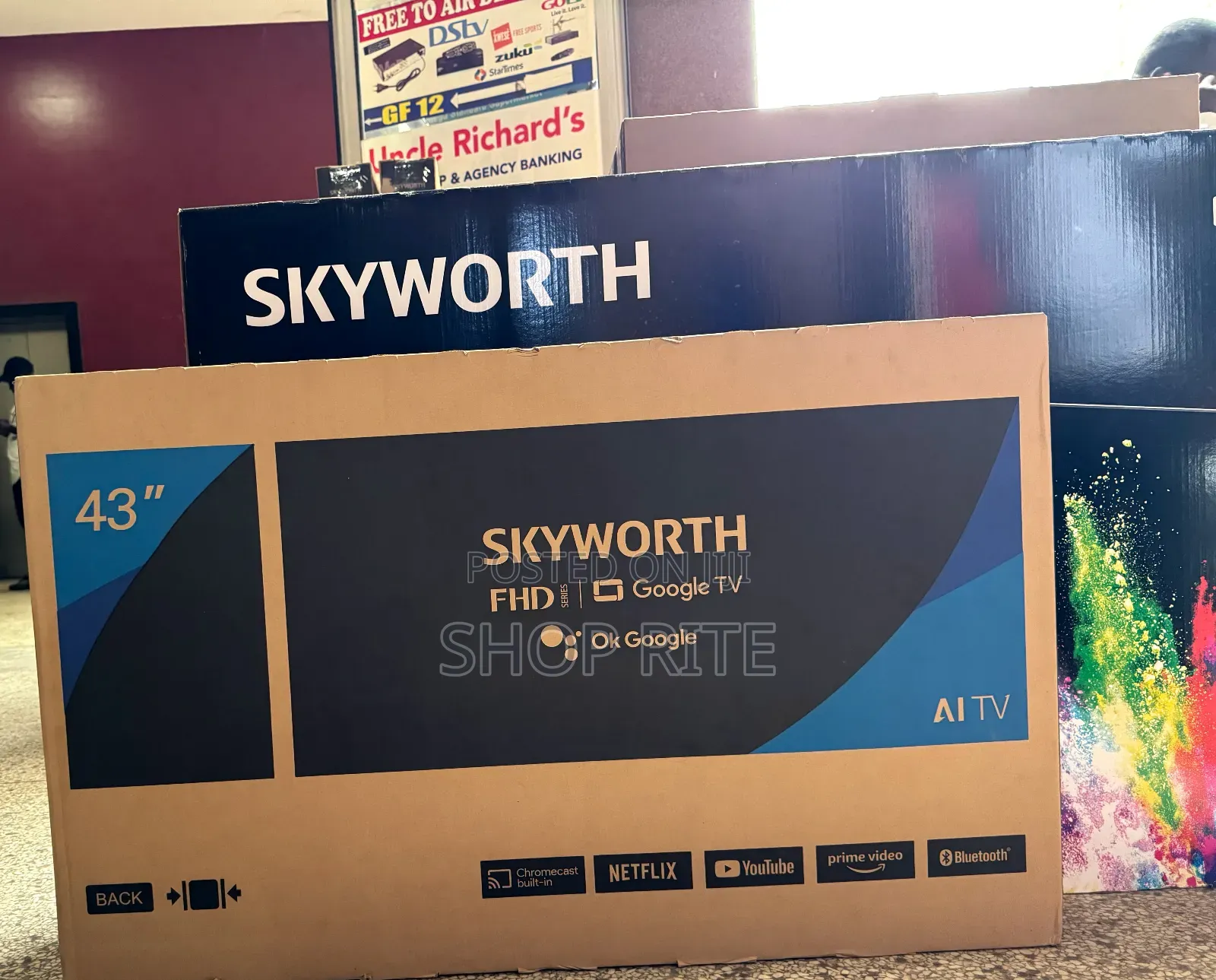 Cheap Price Skyworth 43inches FHD Smart TVS