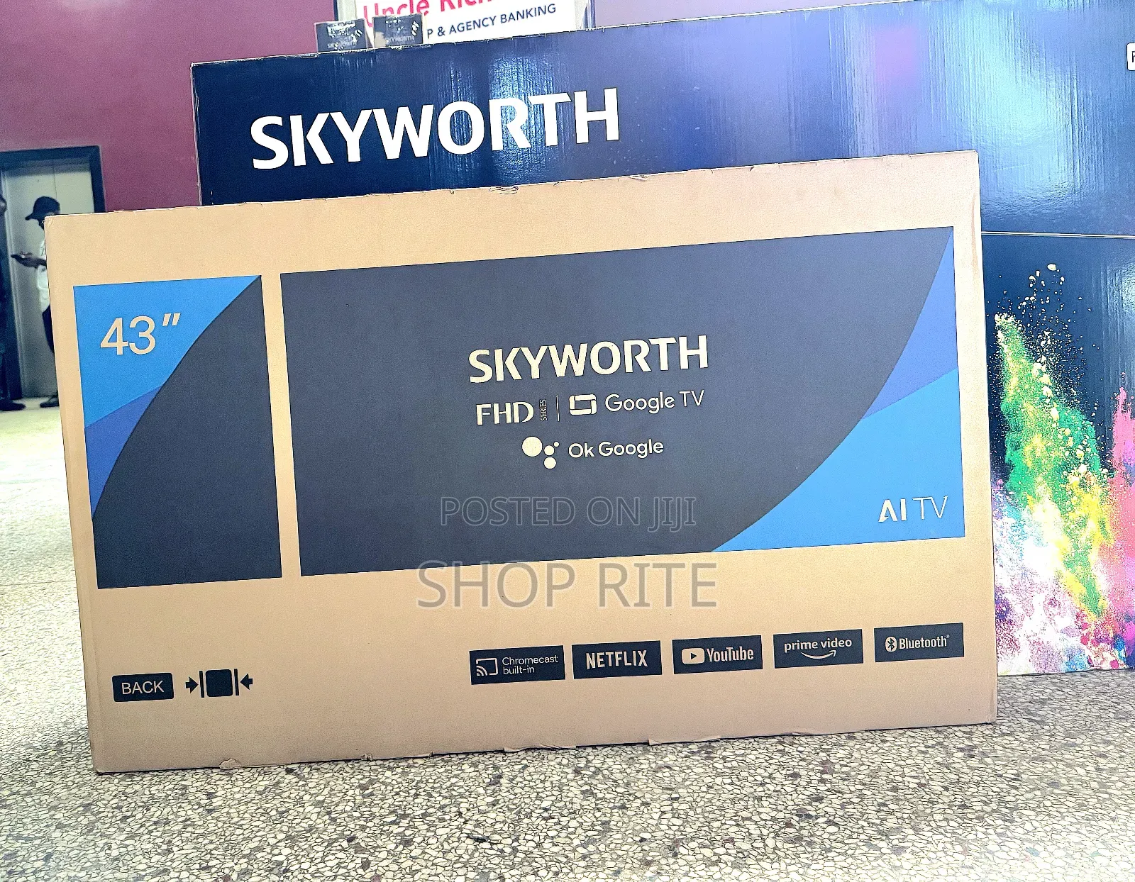 Skyworth 43inches Smart Google TVS Original Beyi Powa