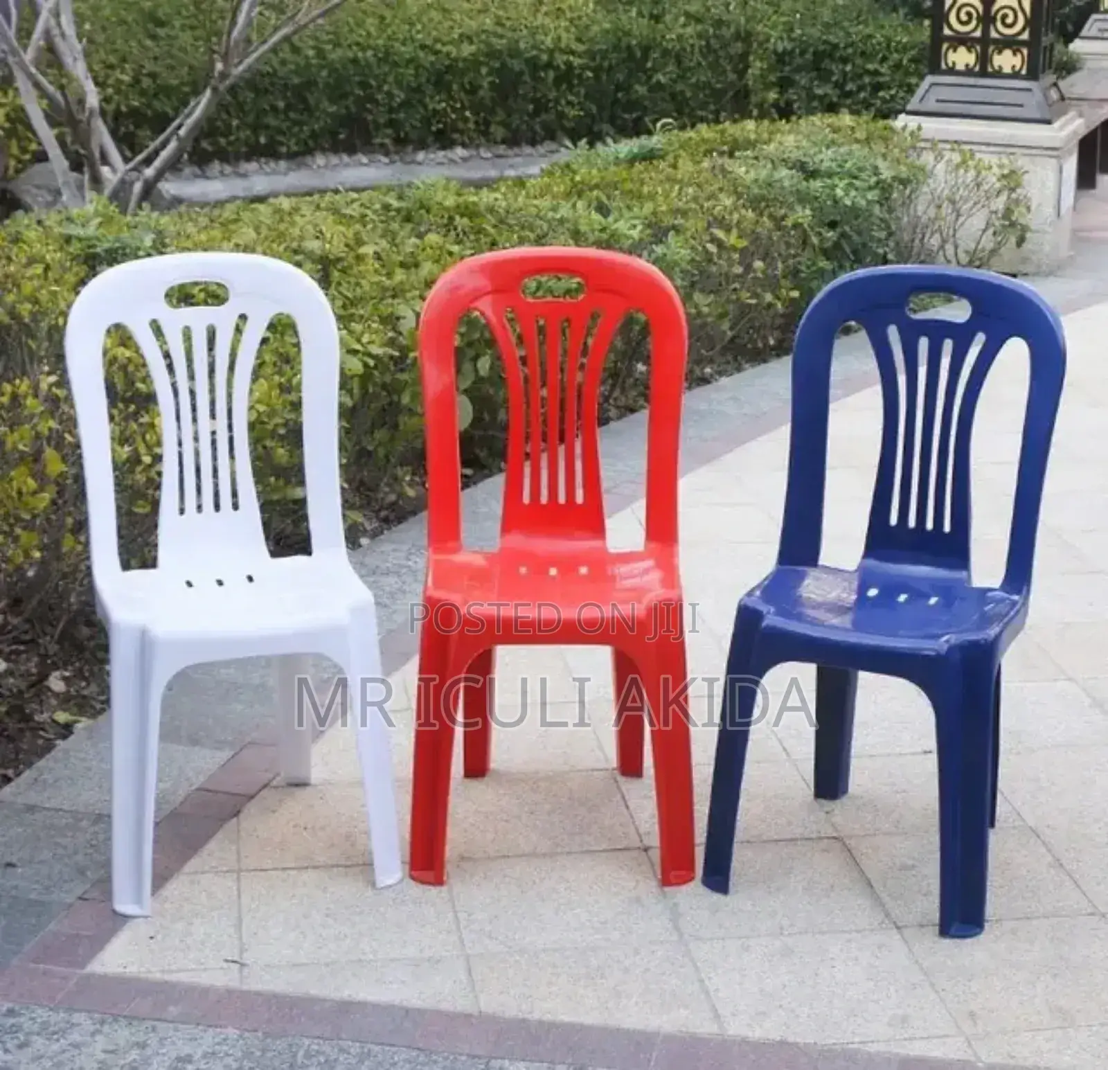 Indoor/Outdoor Plastic Armless Durable Chairs