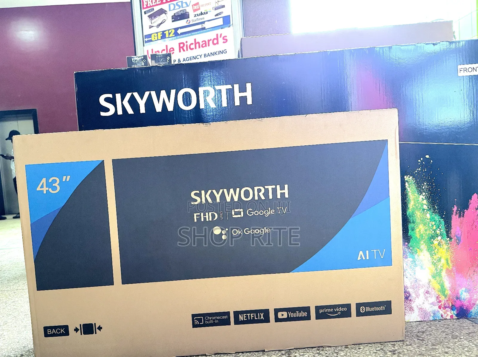 Advanced Technology Skyworth 43inches Smart Google TVS