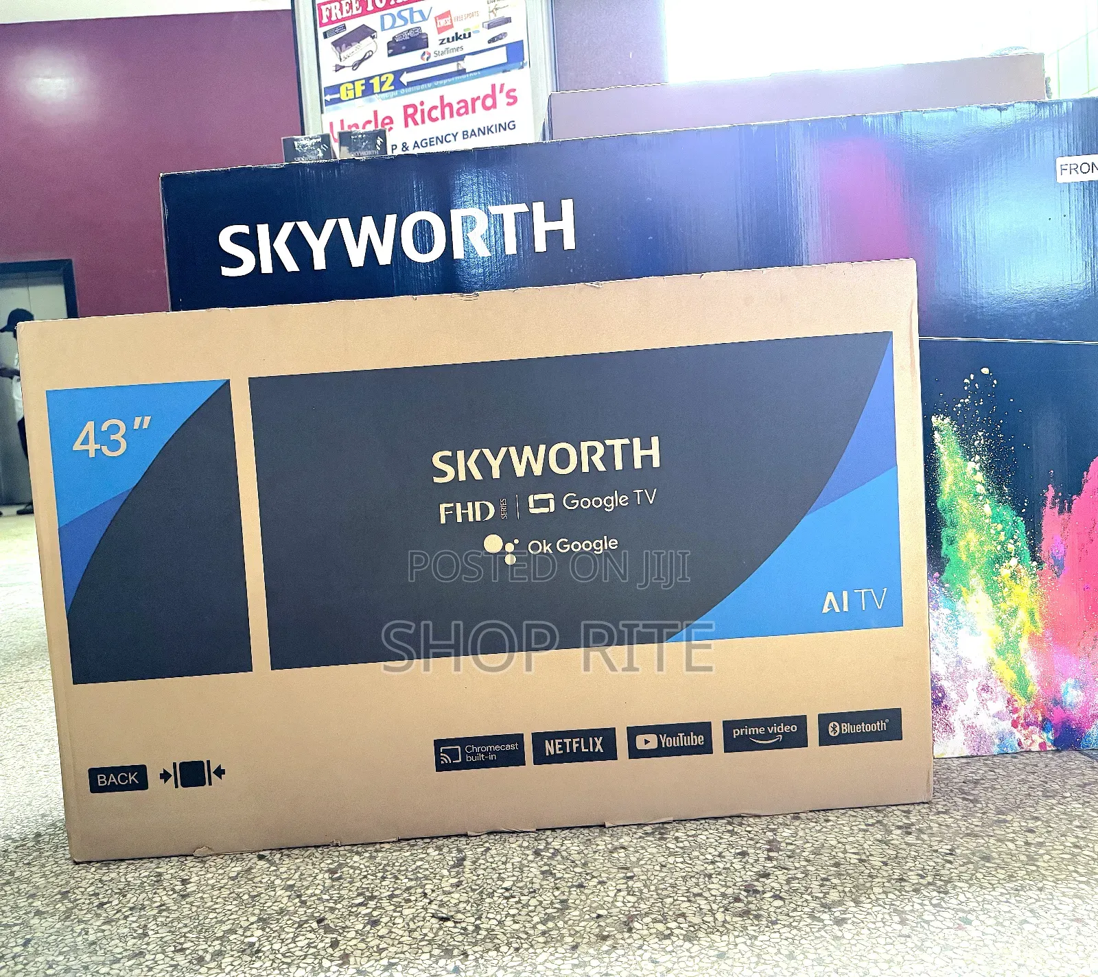 Advanced Technology Skyworth 43inches Smart Google TVS