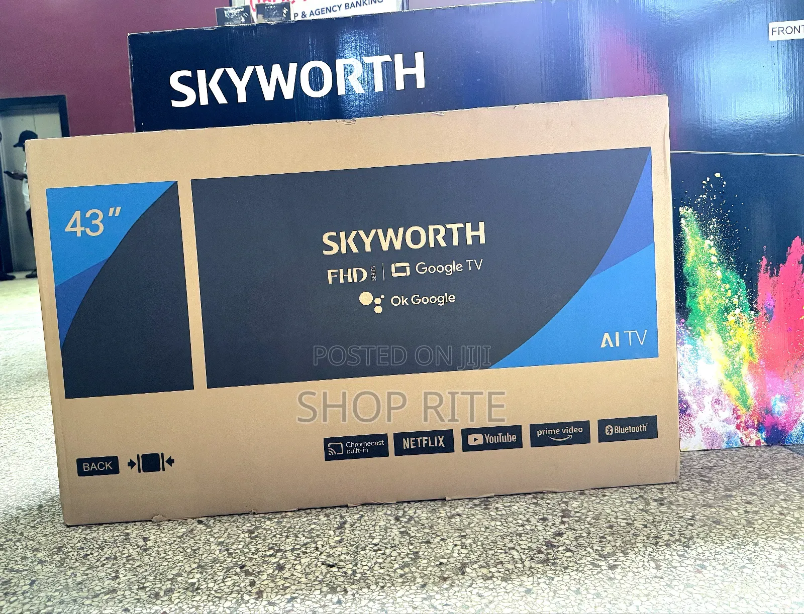 Skyworth 43inches Smart Google TVS Original Beyi Powa