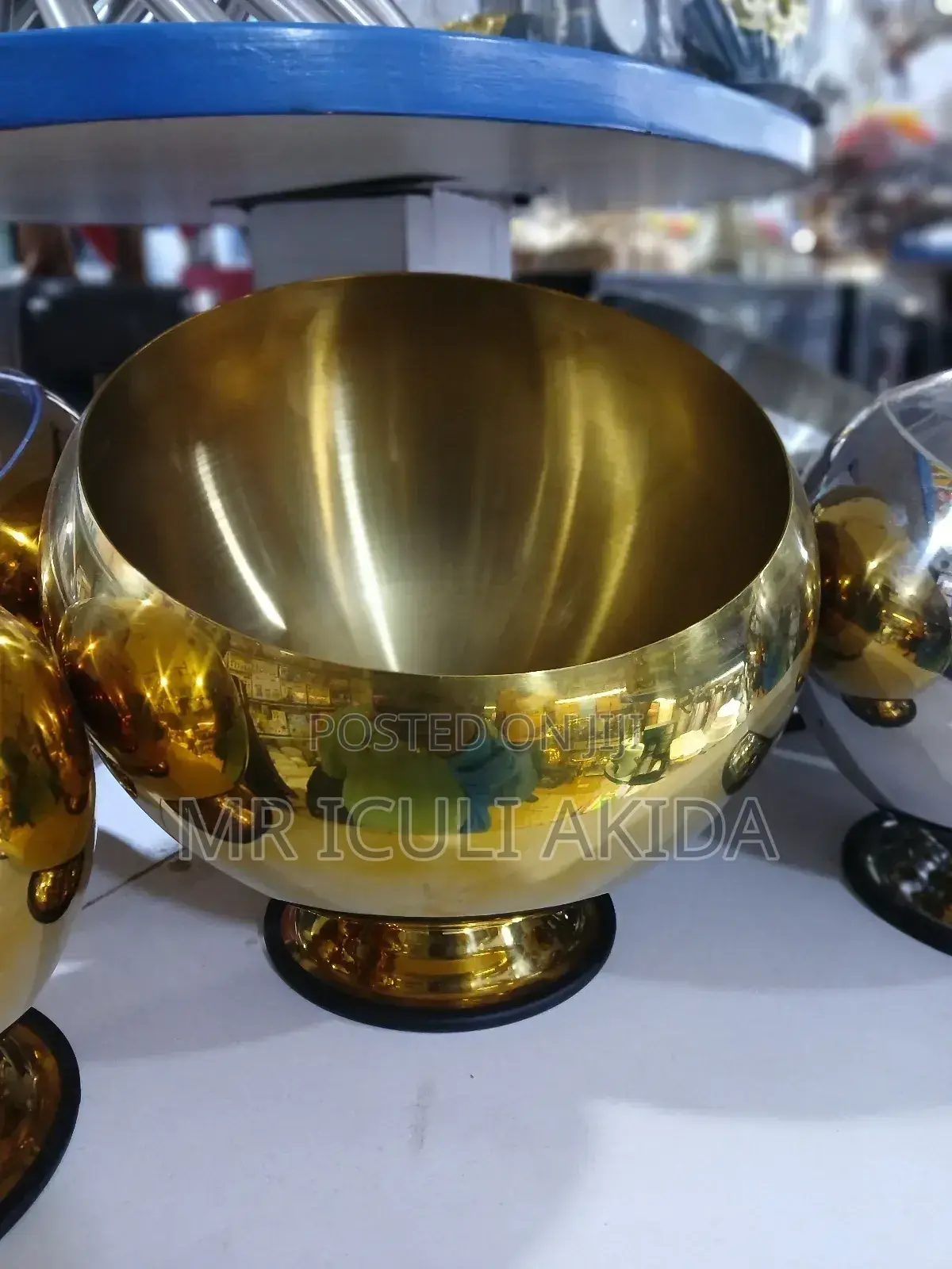 Gold Hotel/Restaurant Stainless Steel Sauce/Buffet Bowl