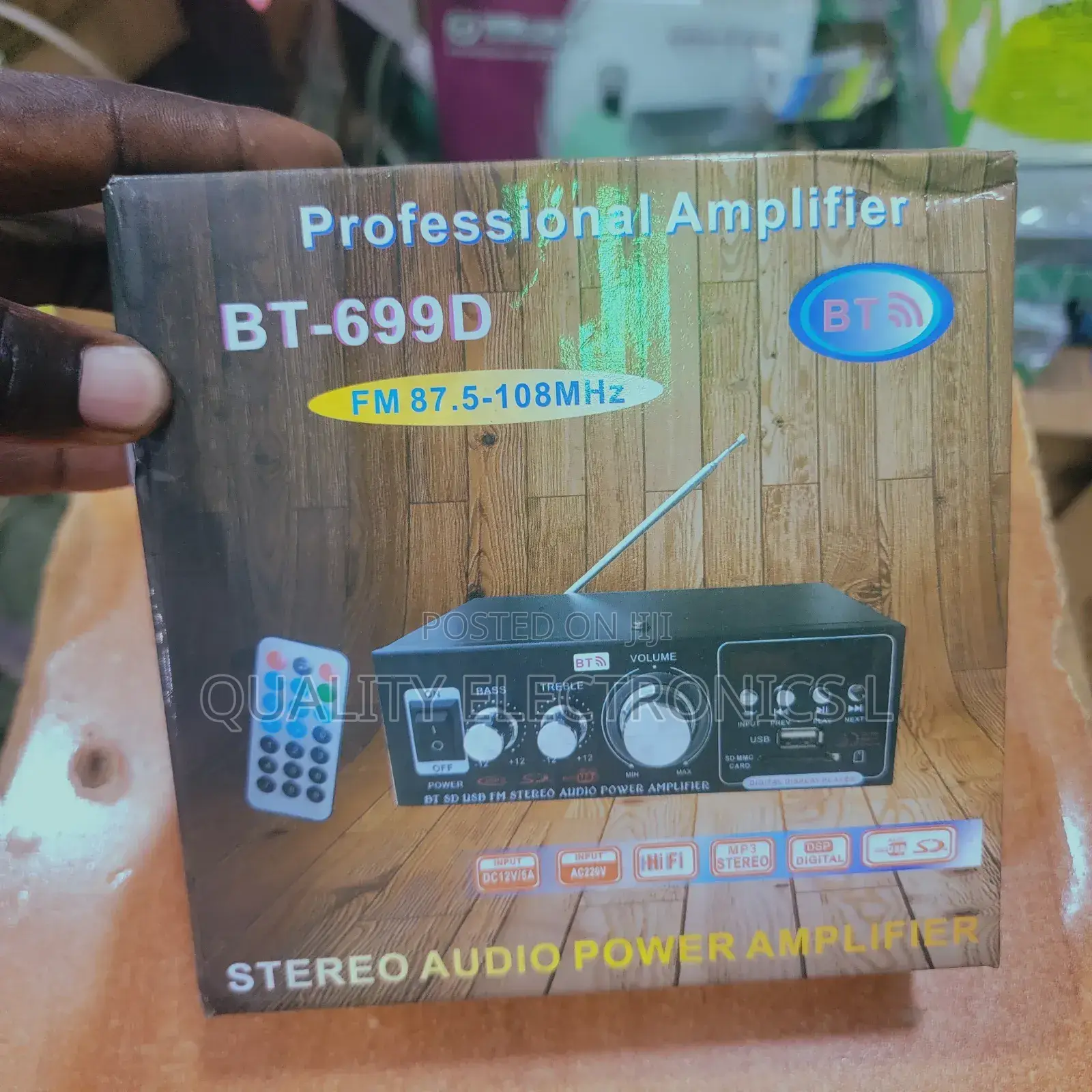 Audio Amplifier With Bluetooth and Fm Radio