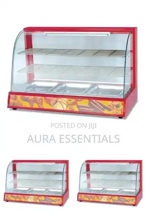 Curved Snack Food Display Warmer