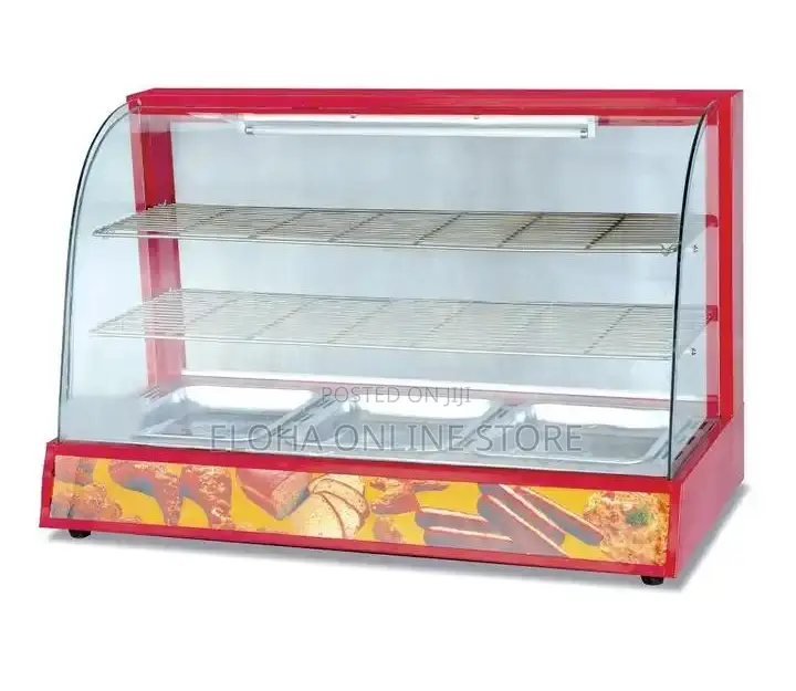 Curved Snack Food Display Warmer