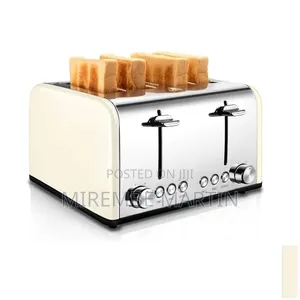 4 Slice Stainless Steel Commercial Bread Toaster