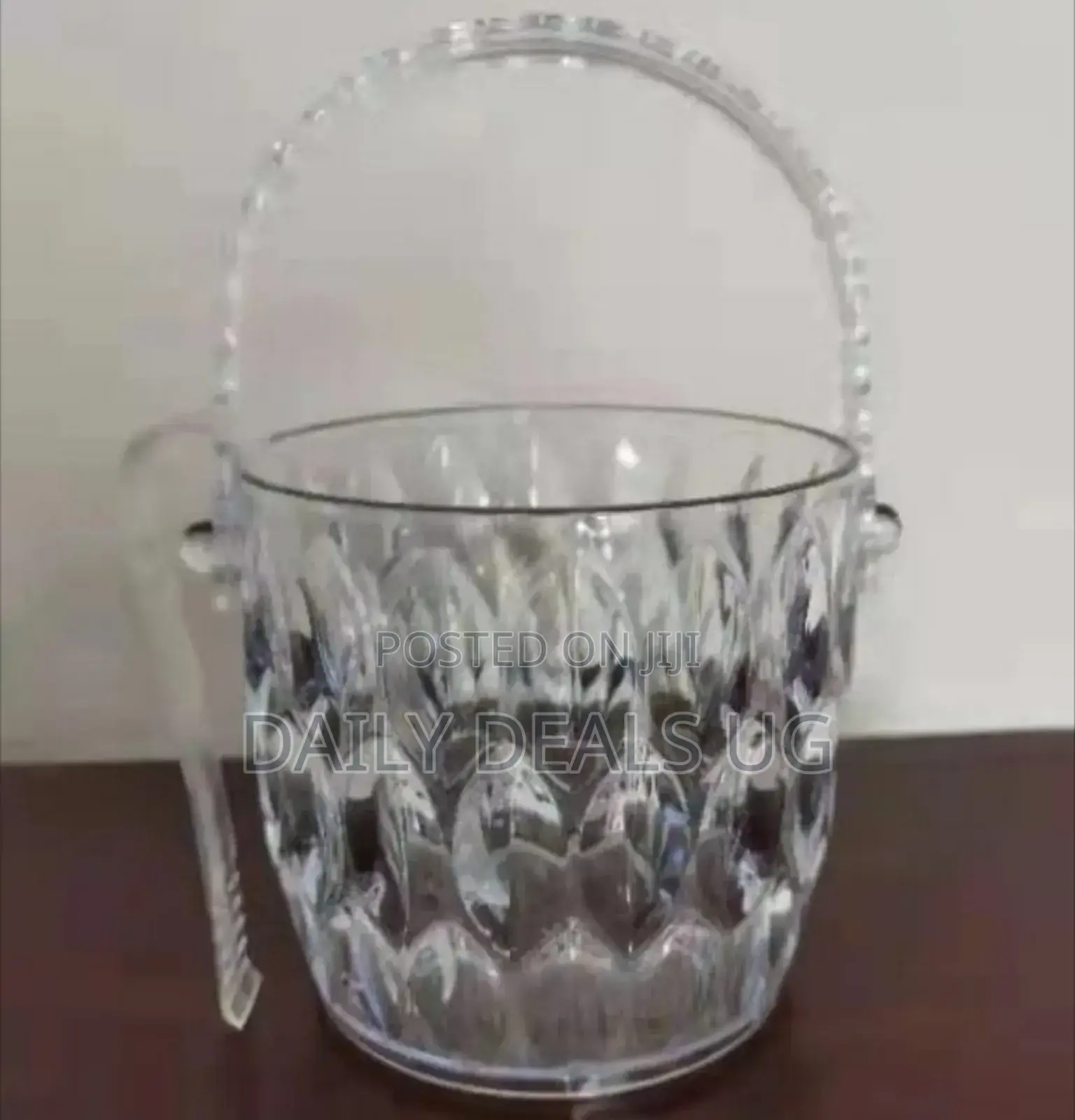 Glass Ice Cube Bucket