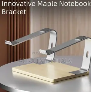 Metallic Laptop Table Raiser Holder
