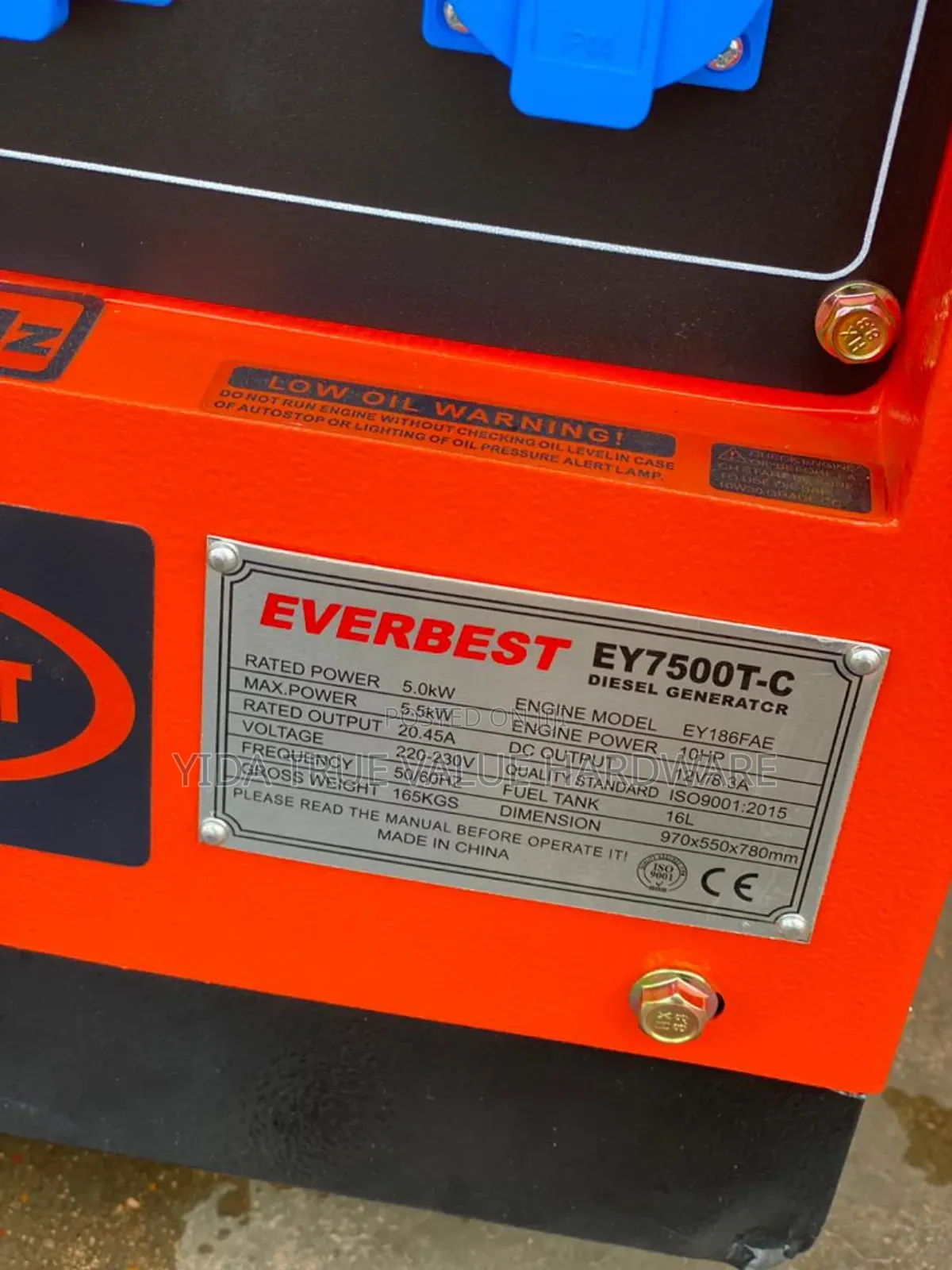 Generator 5.5 Kva Everbest Brand