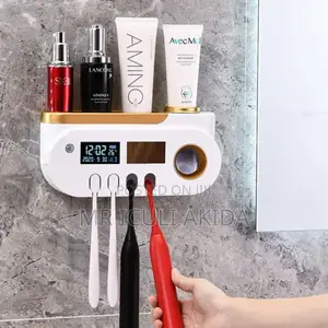 Smart UV Light Toothpast Dispenser WTH Toothbrush Sanitizer