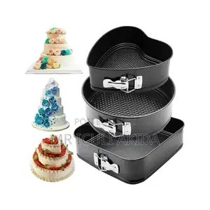 3in1 Non Stick Cake Shape Mould Baking Pans