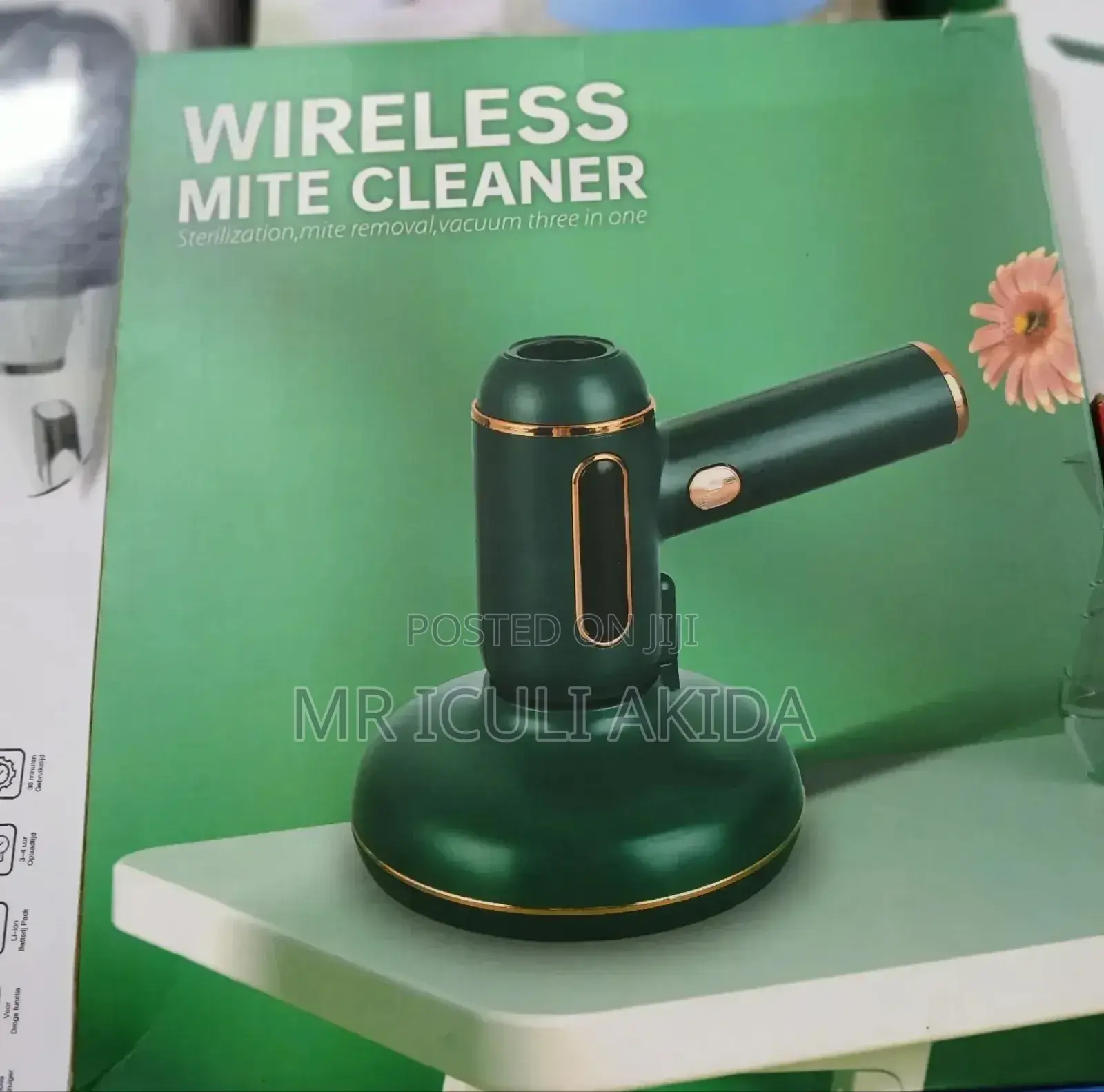 Handheld Textile/Mattress Dust Wireless Mite Cleaner