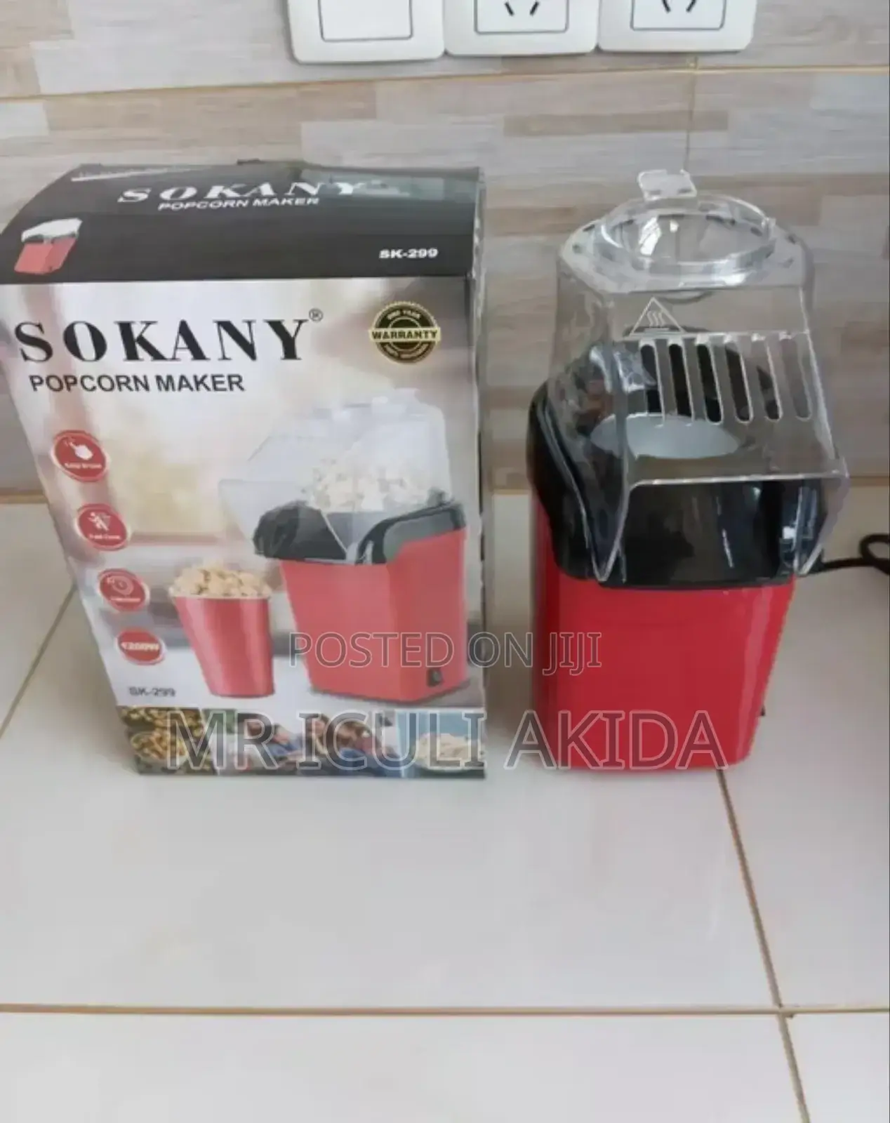 Sokany Mini Automatic Family Hot Air Popcorn Maker Machine