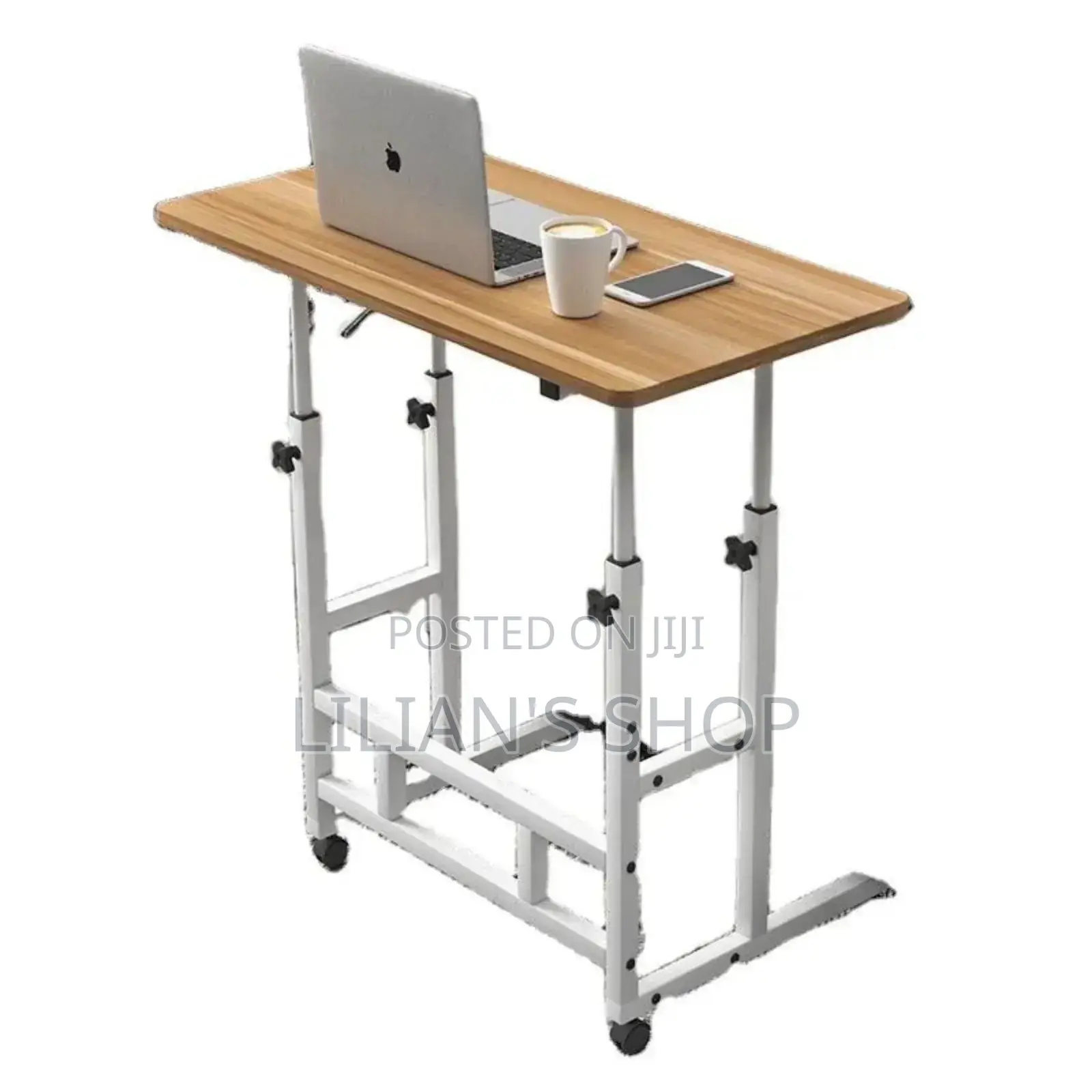 Flexible and Adjustable Movable Laptop Table With Wheels