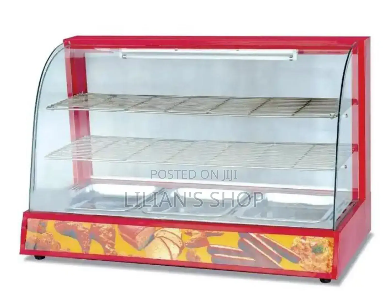 2 in 1 Curved Snacks Display Warmer