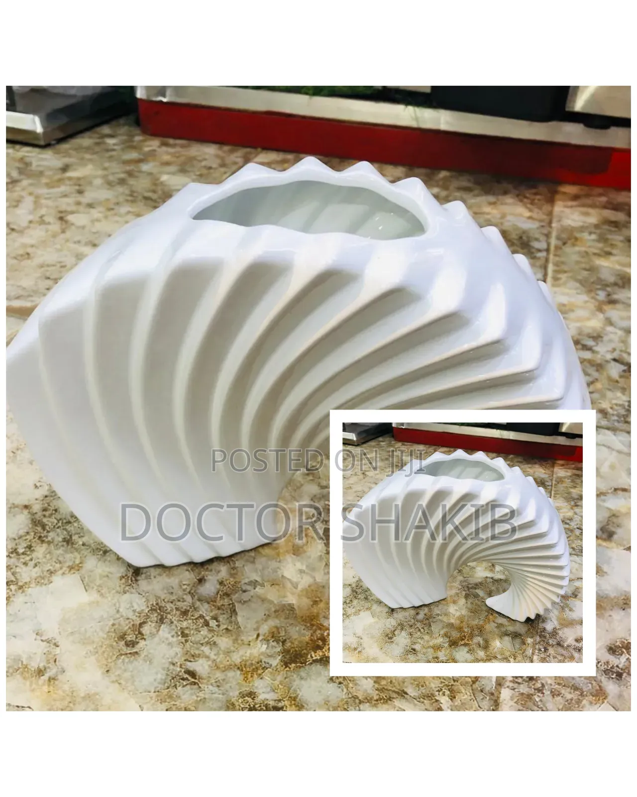 Curved Flower Vase