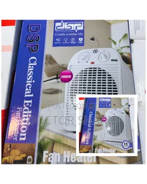 DSP KD 3006 Home Fan With Heater-New