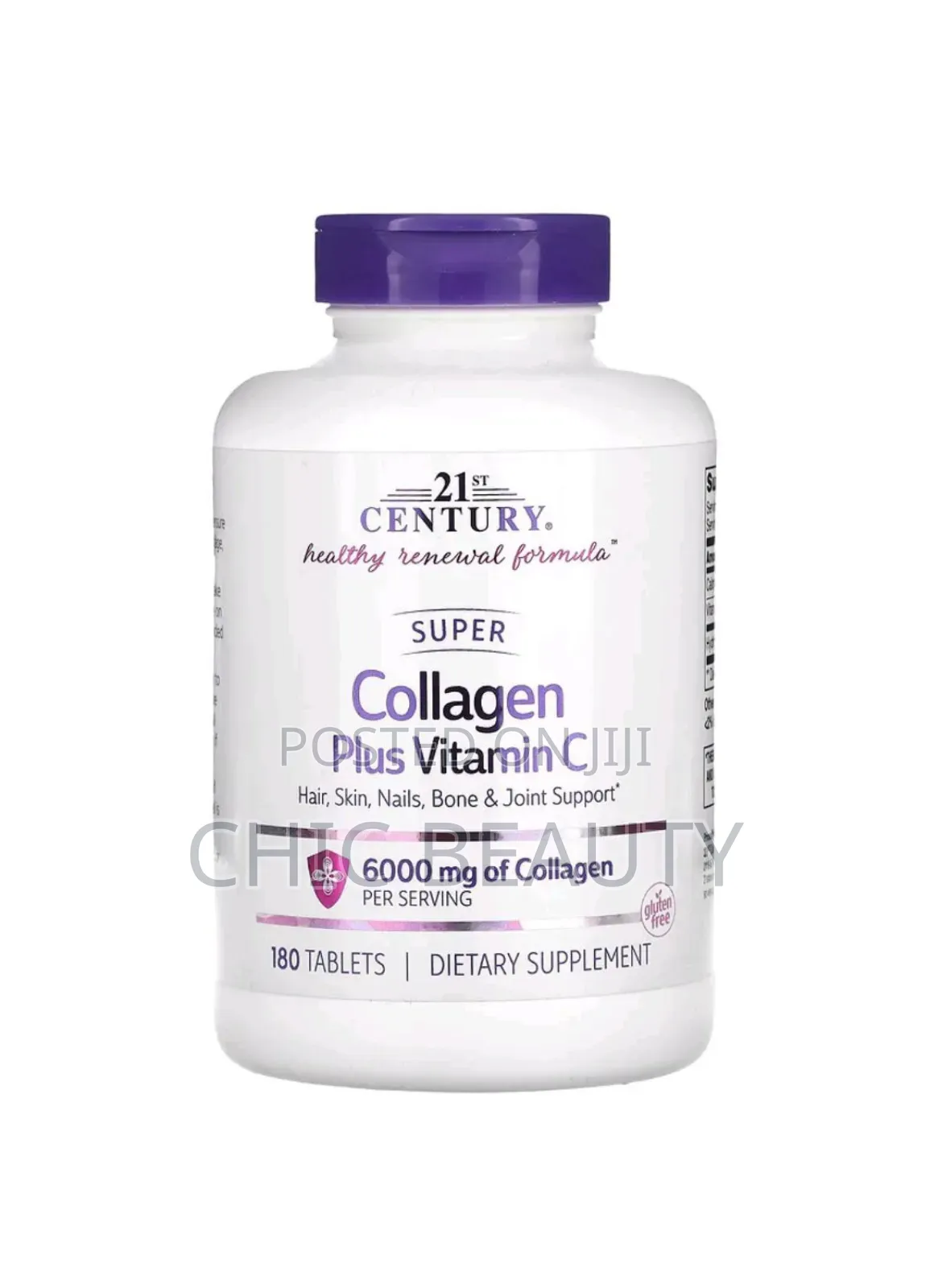 Collagen Plus Vitamin C for Hair Skin Nails Bone Joints 180t