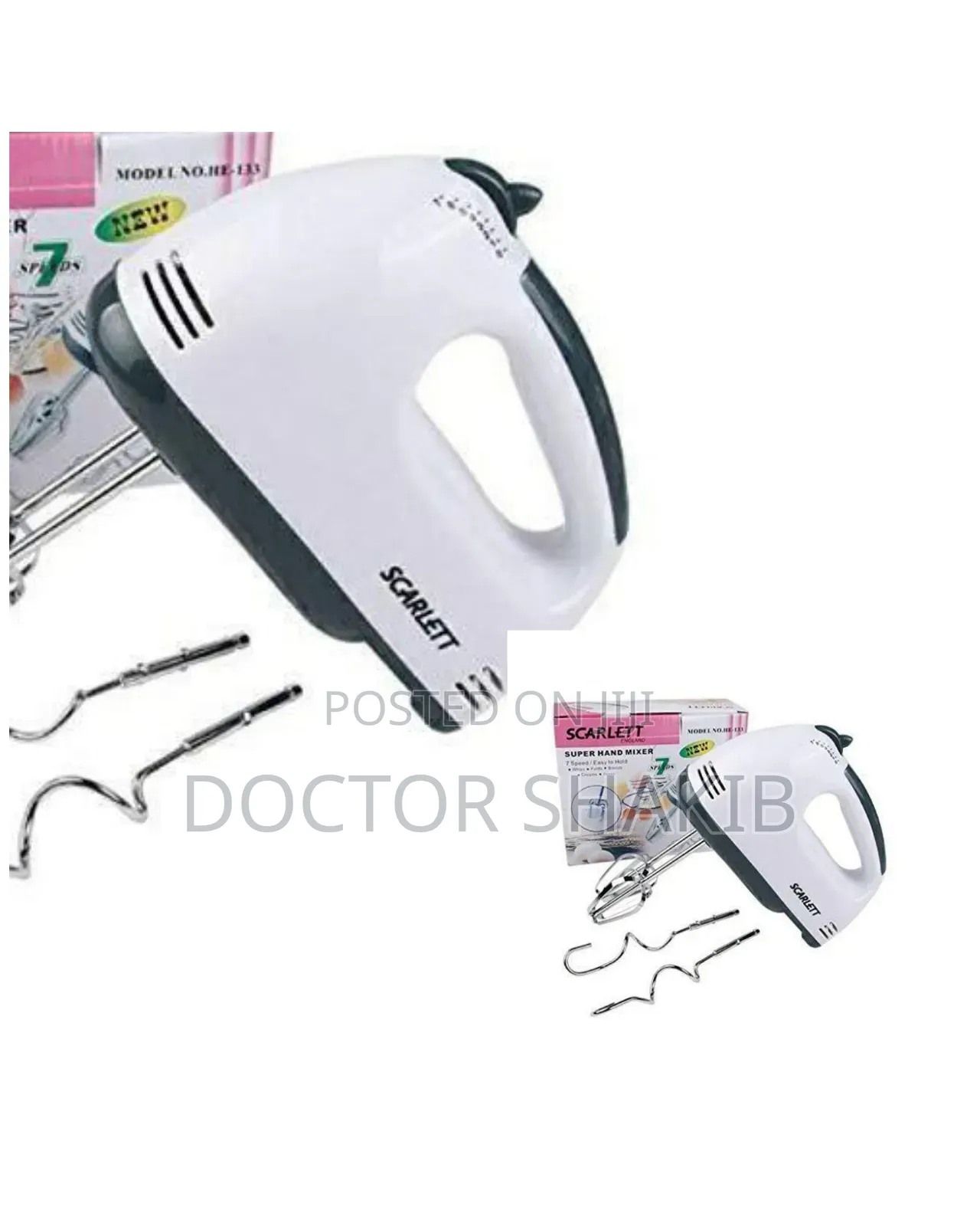 Electric Scarlet Home Hand Baking Simple Mixer
