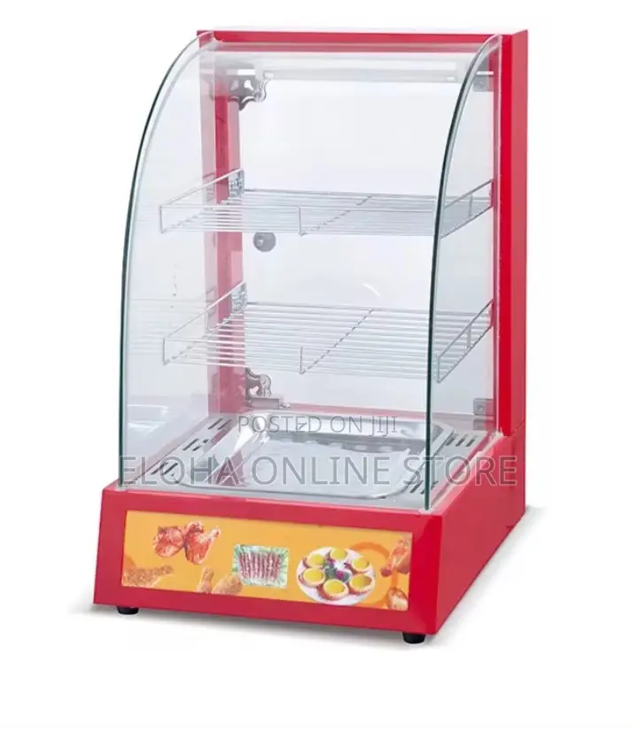 Portable Curve Food Display Warmer