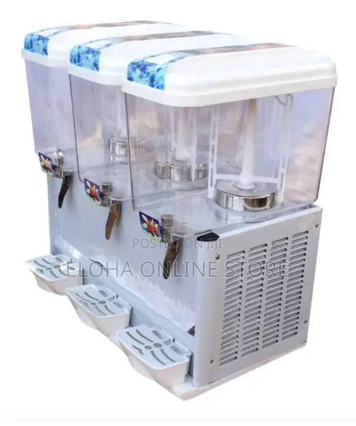 Triple Electric Cooling Juice And Beverage Dispenser