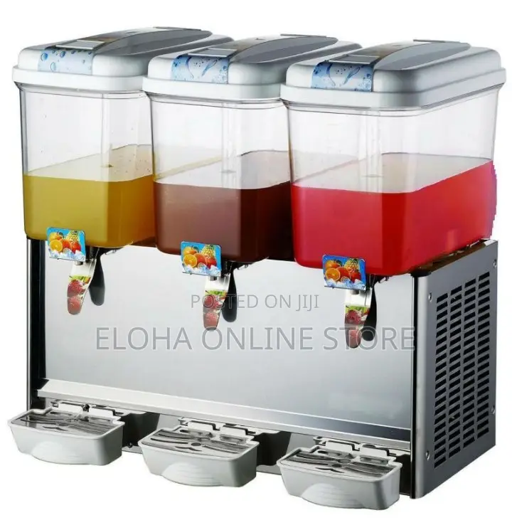 Triple Electric Cooling Juice And Beverage Dispenser