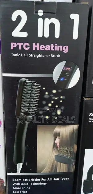 2in1 PTC Iconic Heating Straightener Brush