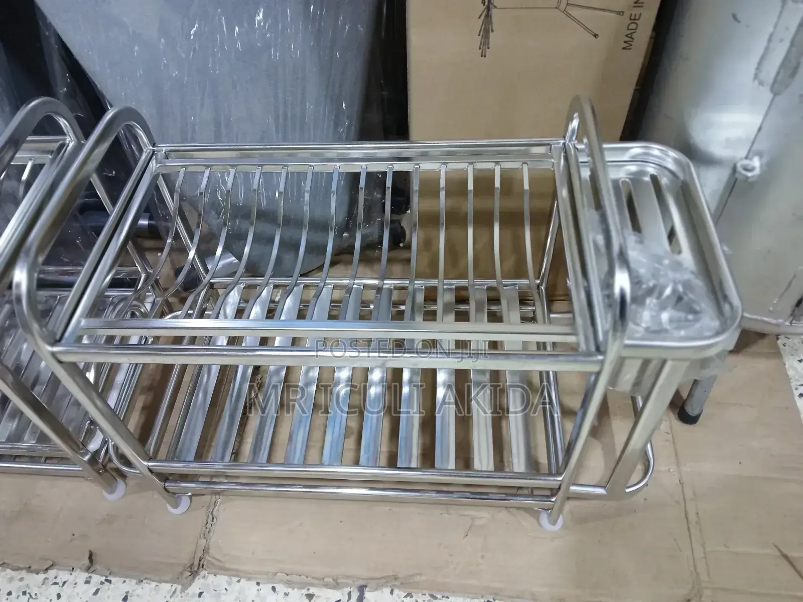 2tier Stainless Steel Dish Drainer Drying Rack