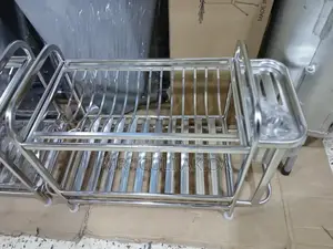 2tier Stainless Steel Dish Drainer Drying Rack
