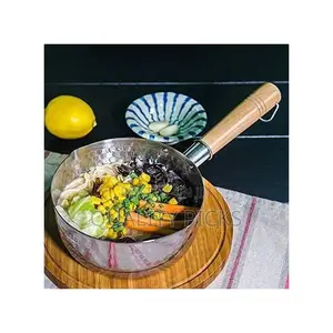 26cm Stainless Steel Wok Pot Milk Saucepan
