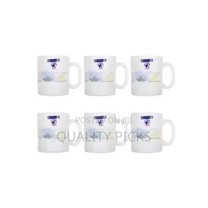 Luminarc 6 Pieces of Luminarc Tea Coffee Mugs Cups-Blue.