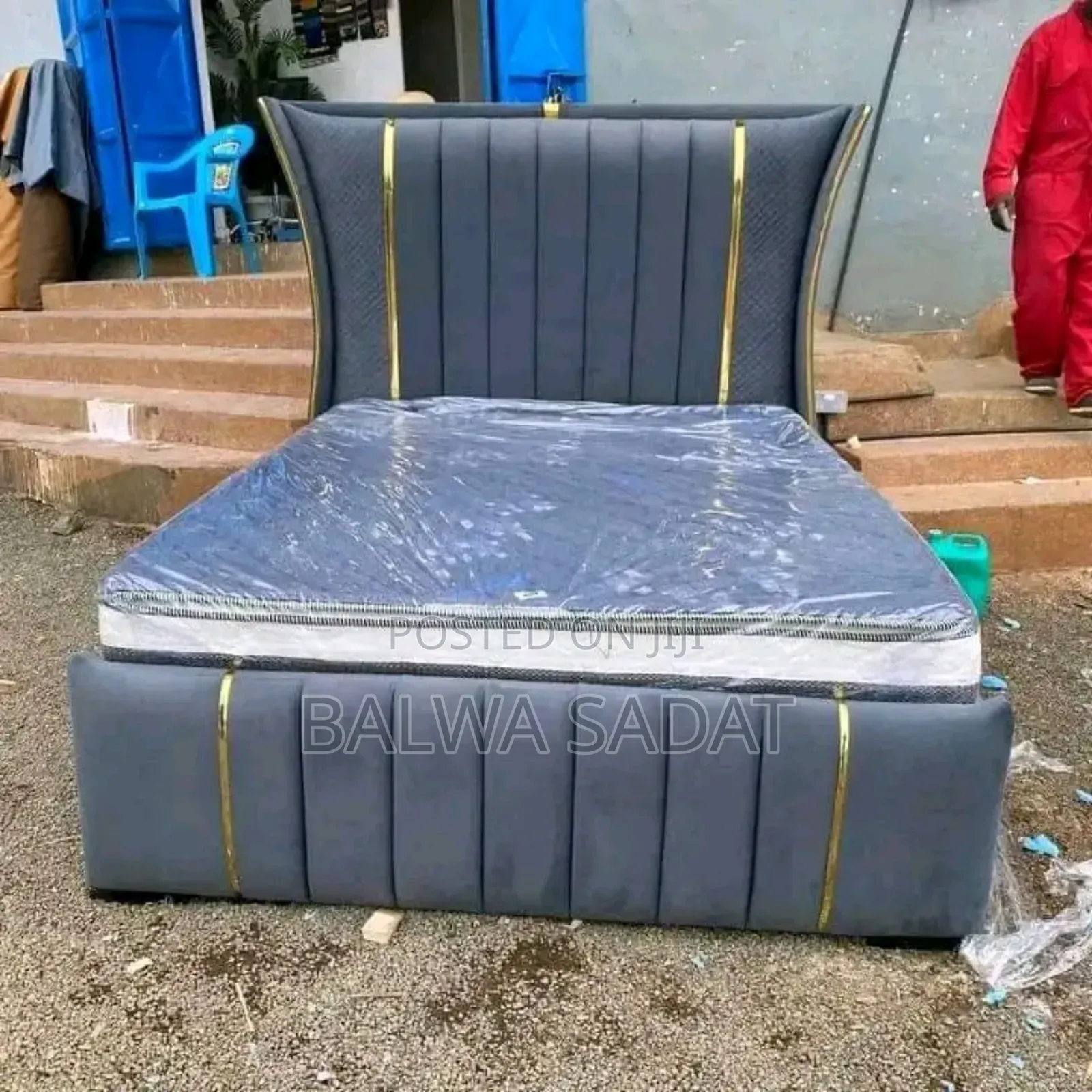 6*6 Bed Made in Strip in Central Division Furniture, Balwa Sadat