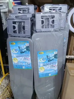 Medium Size Ironing Board With Thick X Folding Metallic Legs