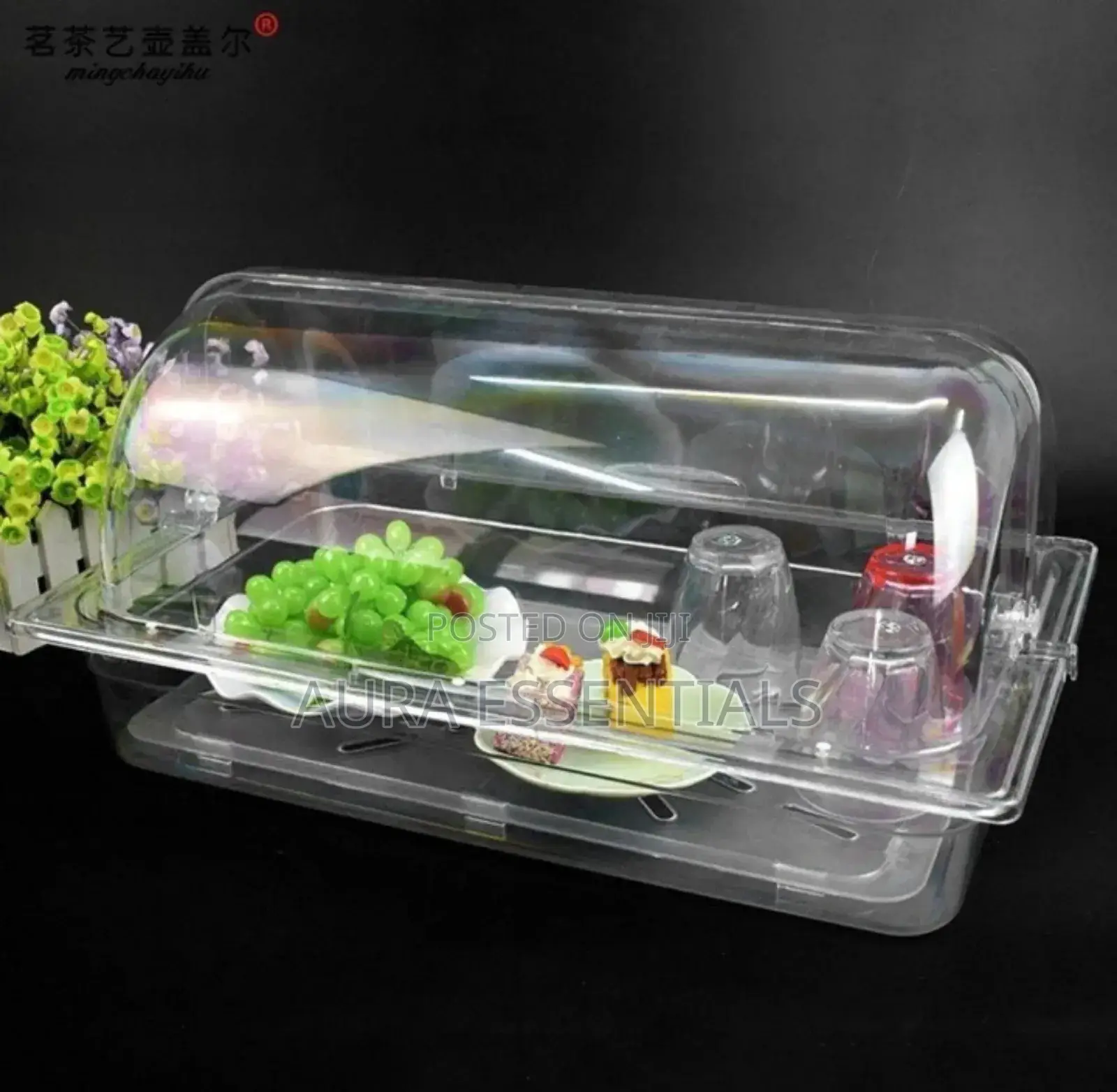 Dustproof Snacks Display Cabinet Dish