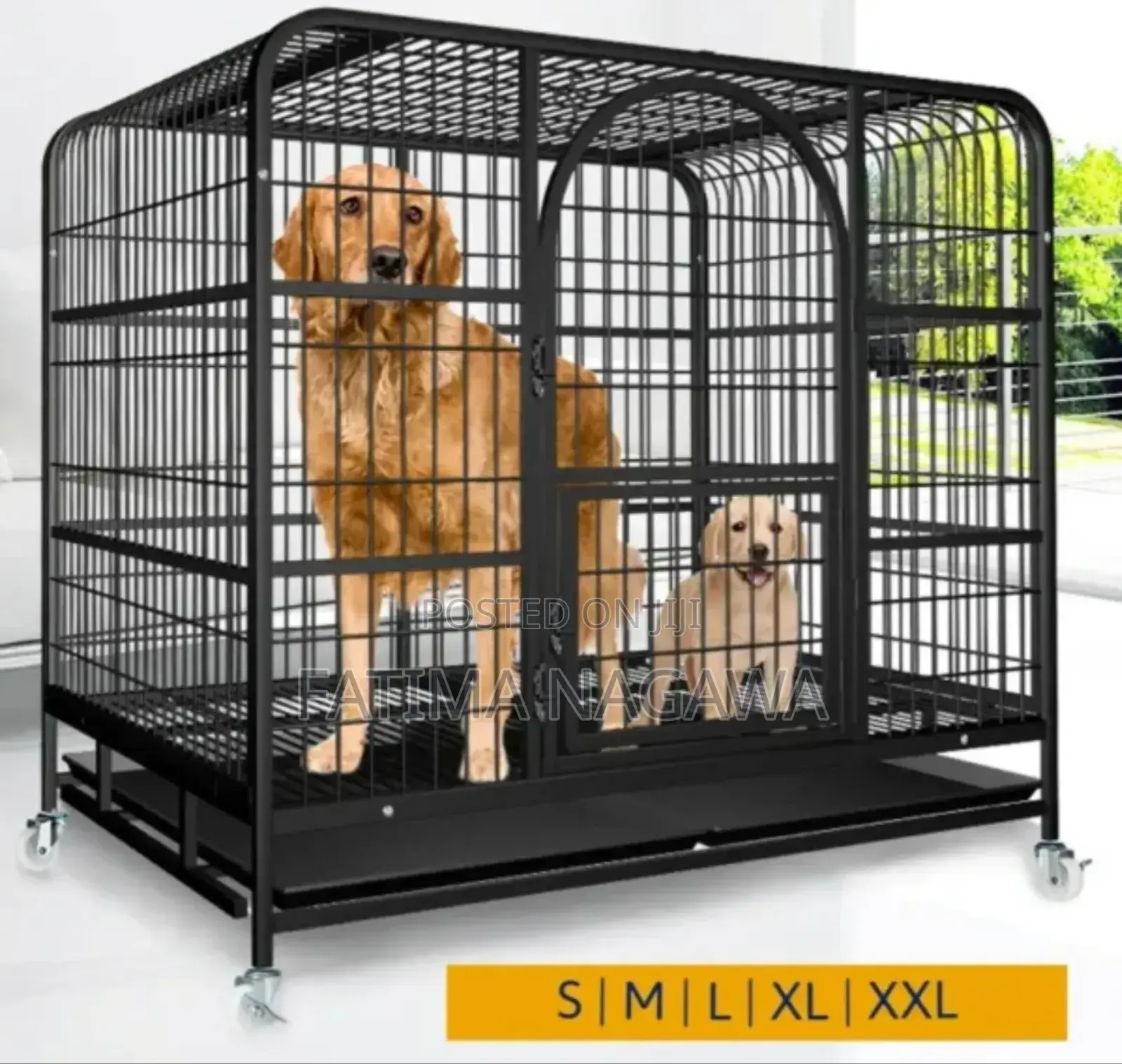 Metallic Dog Cage