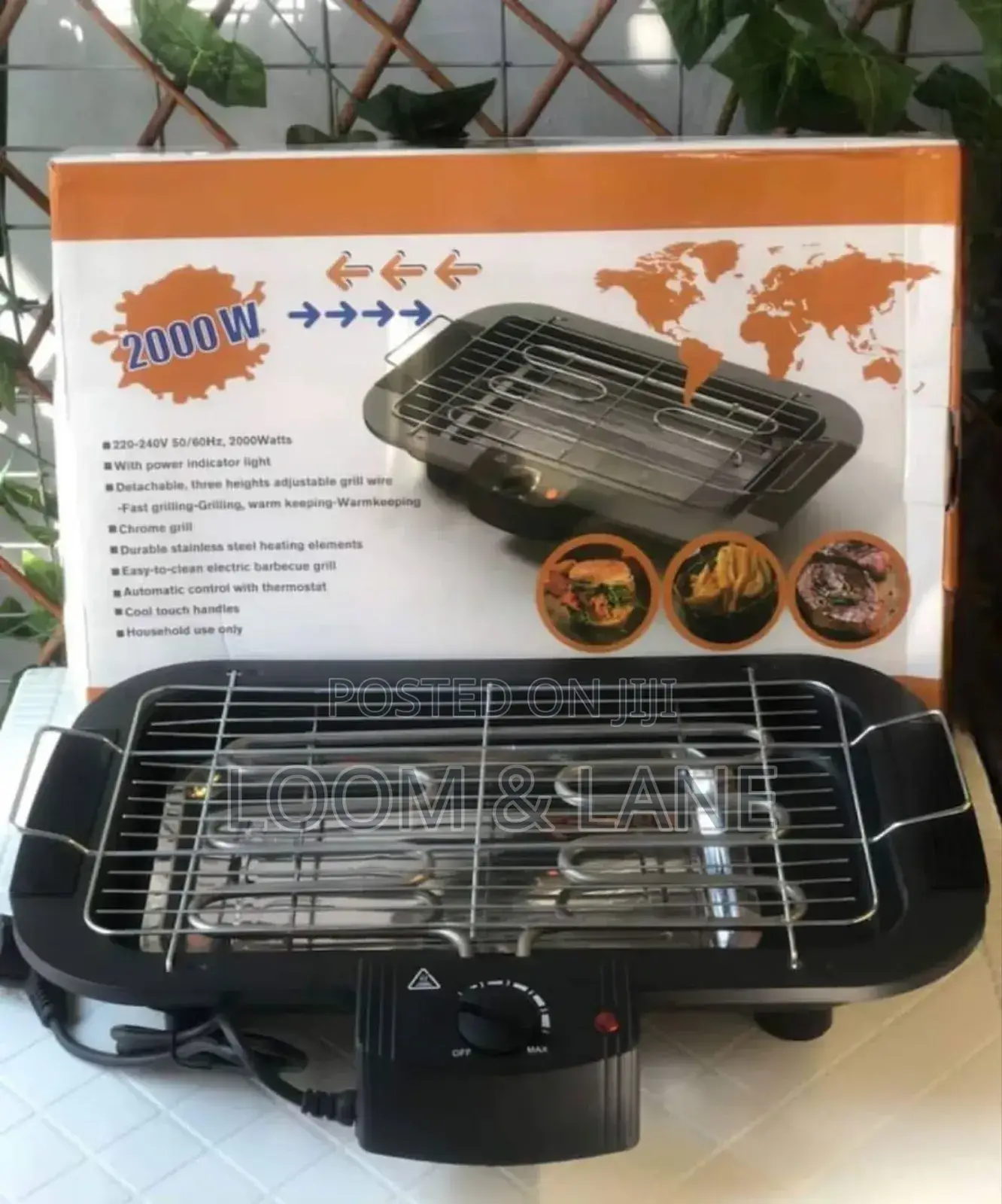 2000w Electric BBQ Grill