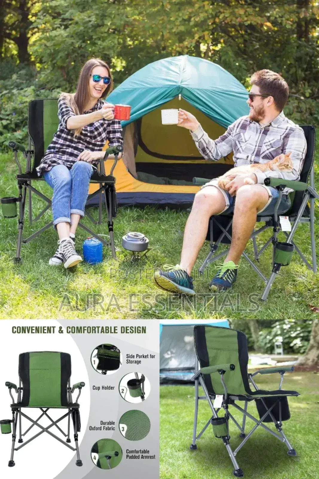 Outdoor Freestyle Rocker Portable Chair