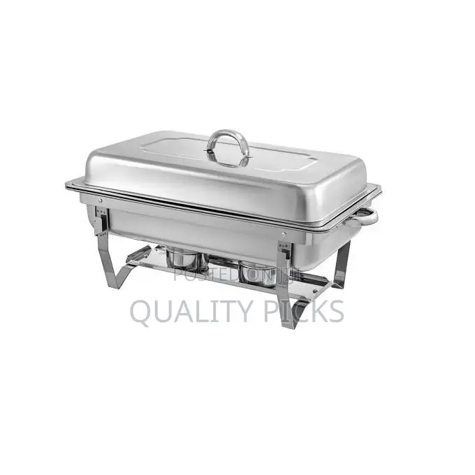 9.5litre Stainless Steel Triple Serving Dish Food Warme