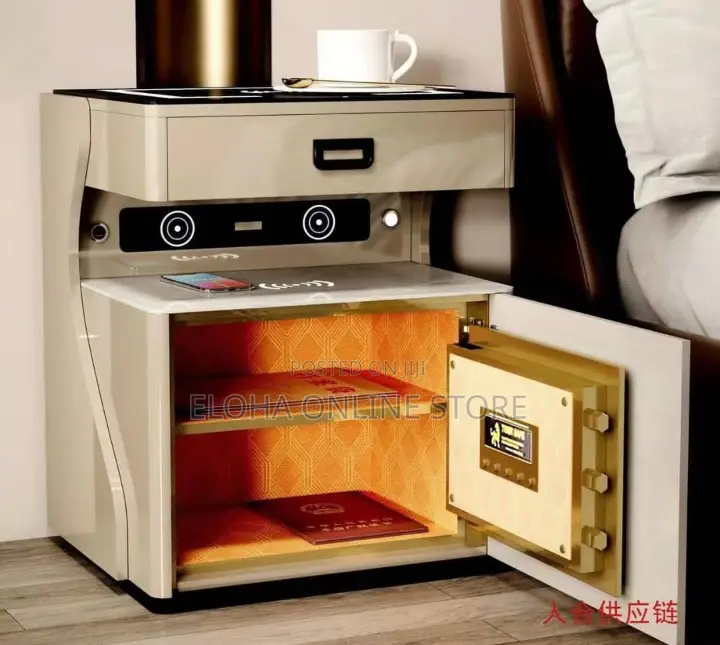 Smart Multifunction Table With Hidden Fireproof Safe