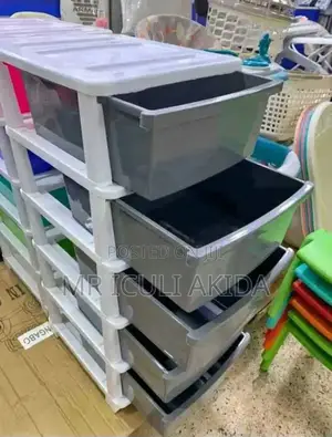 5tier Plastic Kitchen,Office,Baby Storage Organiser Shelf