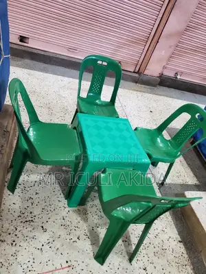 Bar,Restaurant Simple Set Plastic Chairs With Table