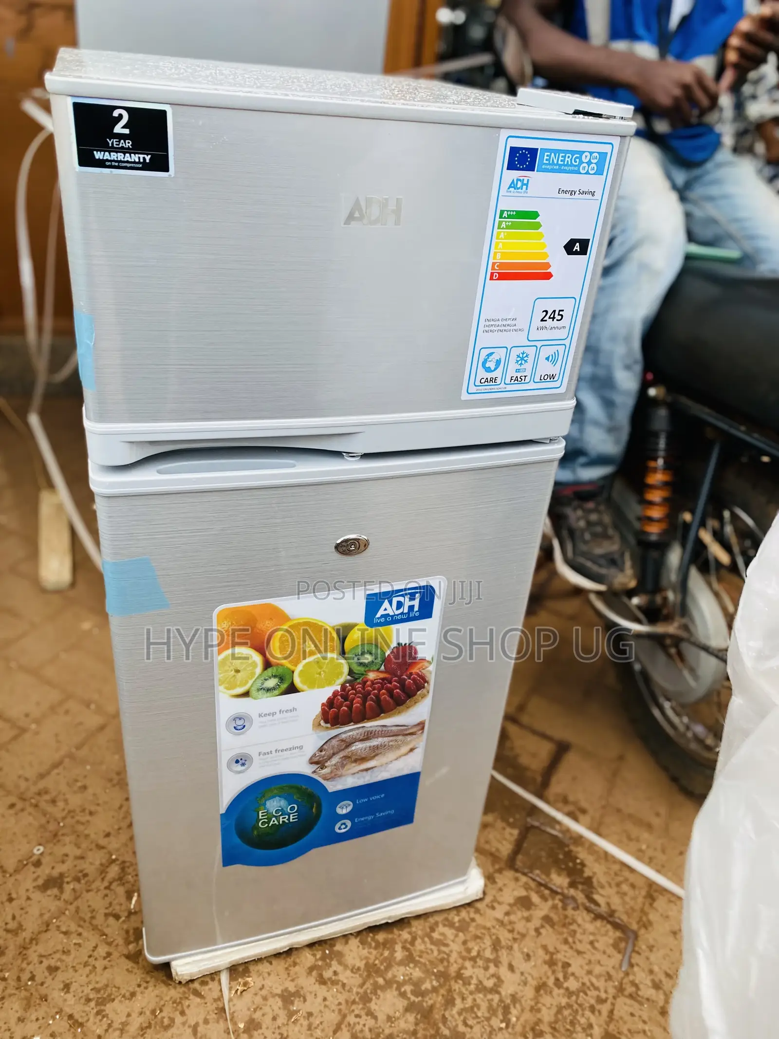 Adh 108L Double Door Fridge