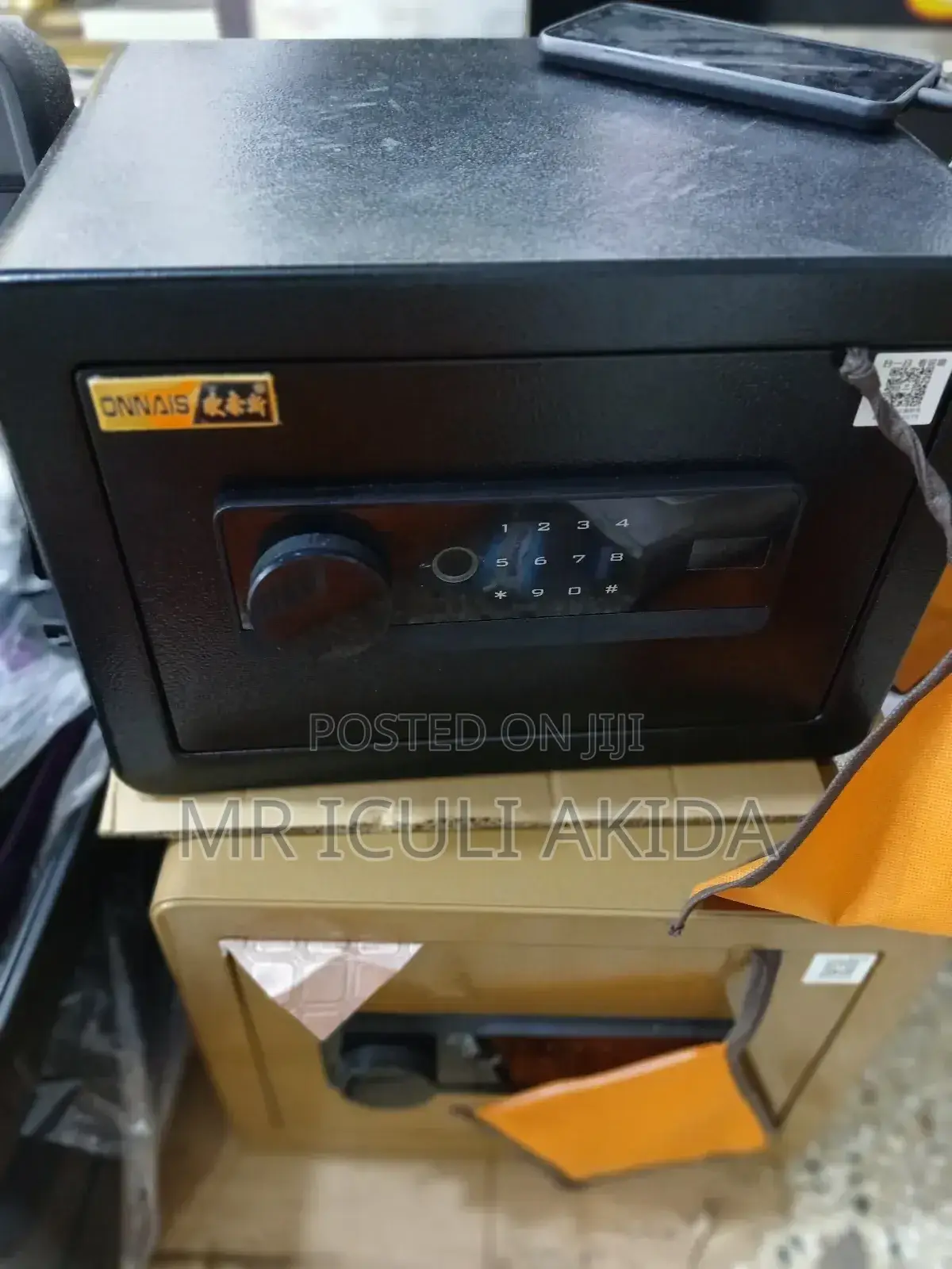 Steel Fireproof Cash,Jewelry Safe Fingerprint,Keys, Digital