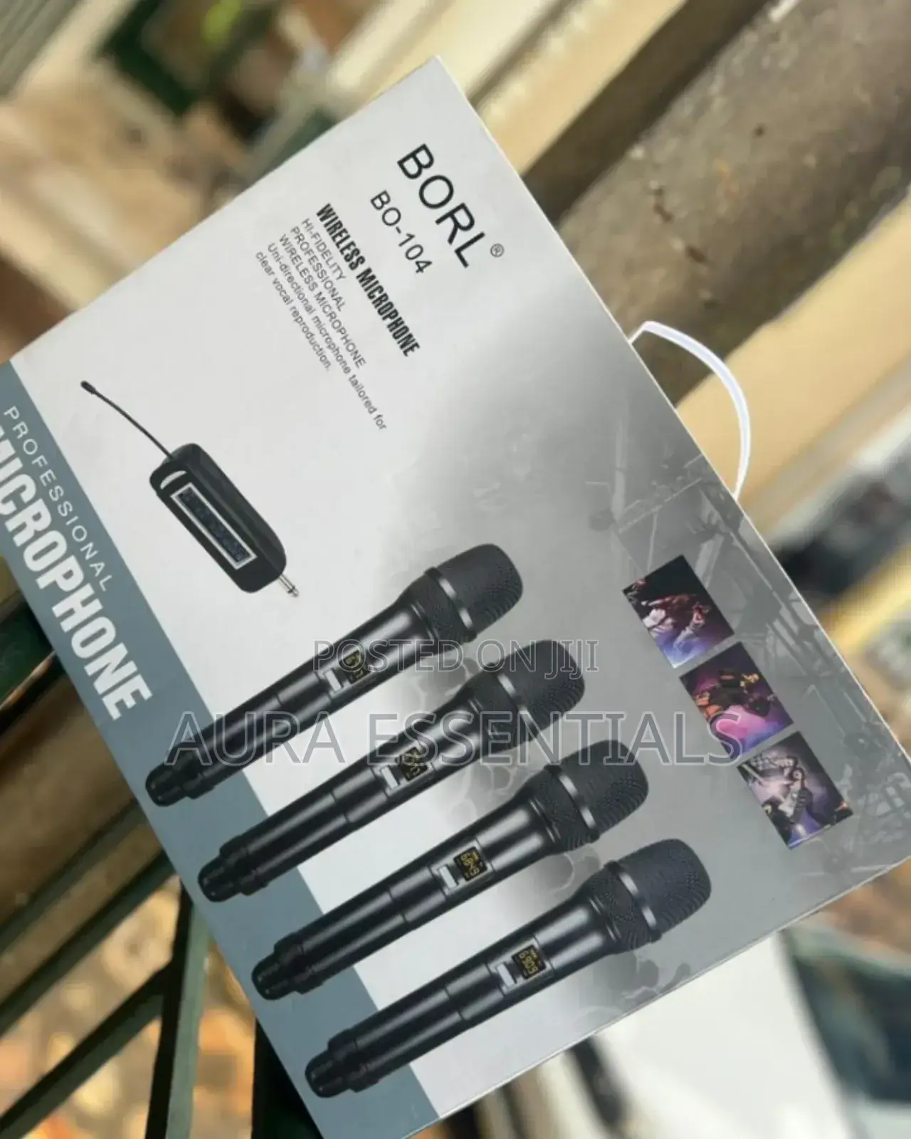 Borl 4 in 1 High-Quality Wireless Microphones