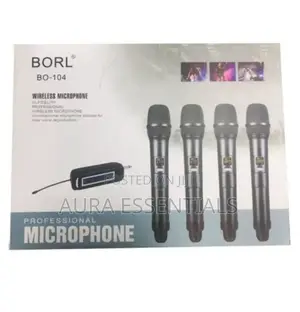 Borl 4 in 1 High-Quality Wireless Microphones